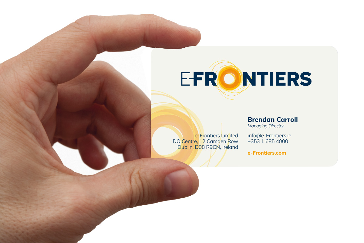 e-Frontiers Brand Identity Design Dublin
